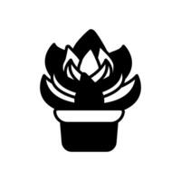 Succulent icon in vector. Logotype vector