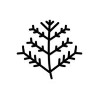 Dill  icon in vector. Logotype vector