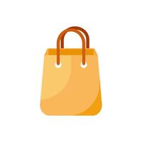 plantilla de vector de diseño de icono de bolsa de compras