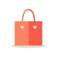 plantilla de vector de diseño de icono de bolsa de compras