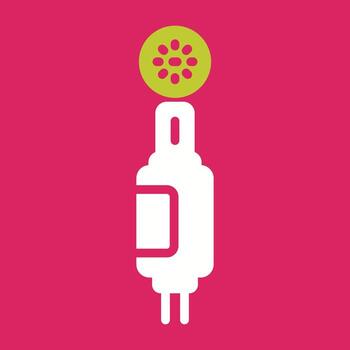 icono de vector de enchufe