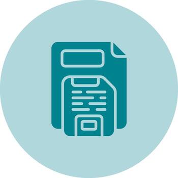 salvar botón vector icono