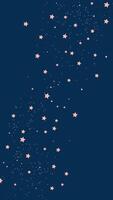 plano estrella noche cielo vertical antecedentes. vistoso cosmos modelo con estrellas. repitiendo espacio modelo. oscuro cielo con vistoso estrellas. vector ilustración.