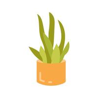 serpiente planta icono en vector. logotipo vector