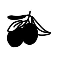 Olive icon in vector. Logotype vector