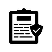 Claim Settlement icon in vector. Logotype vector