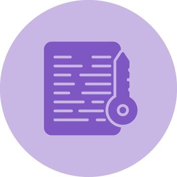 Document Access Vector Icon