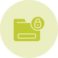 documento cifrado vector icono
