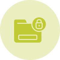 Document Encryption Vector Icon