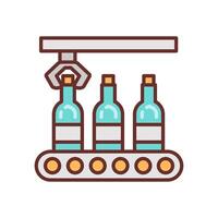 Glass Production icon in vector. Logotype vector