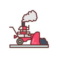 Snow Blowers icon in vector. Logotype vector
