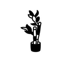 Bamboo icon in vector. Logotype vector