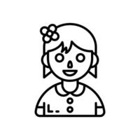 Cutie icon in vector. Logotype vector