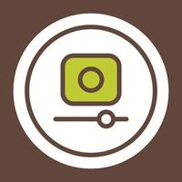 Video Record Button Vector Icon