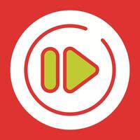 Next Track Circle Vector Icon