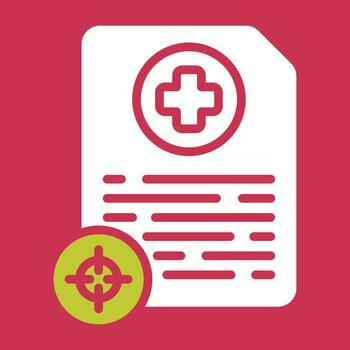 icono de vector de documento