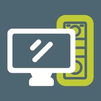 Computer Vector Icon