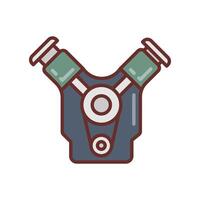 Combustion Engines icon in vector. Logotype vector