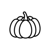 Pumpkin  icon in vector. Logotype vector