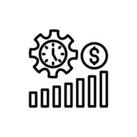 Support Efficiency icon in vector. Logotype vector