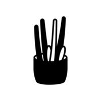 Spear Plant icon in vector. Logotype vector