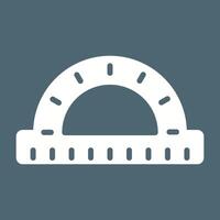Protractor Vector Icon