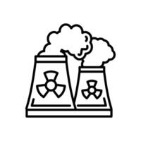 Smokestack icon in vector. Logotype vector