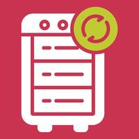 Backup Server Vector Icon