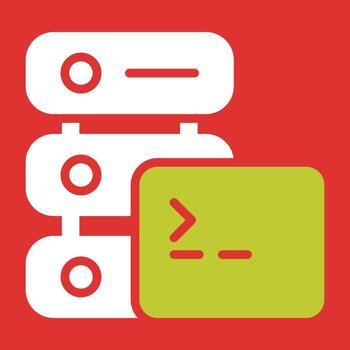 SSH Hosting Vector Icon