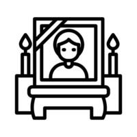 Funeral Insurance icon in vector. Logotype vector