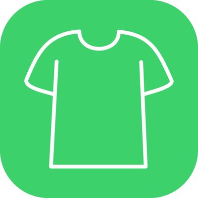 Plain T Shirt Vector Icon