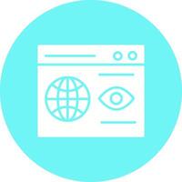 Web Visibility Vector Icon