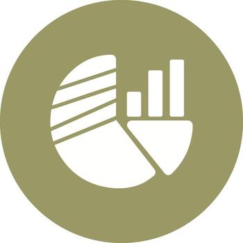 Pie chart Vector Icon