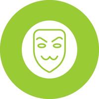 icono de vector de máscara de hacker