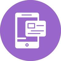 Pay via Card Vector Icon