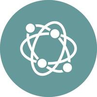 Atomic Structure Vector Icon