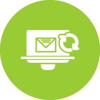 actualizar correo vector icono