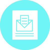 correo abierto vector icono