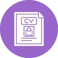 CV Vector Icon