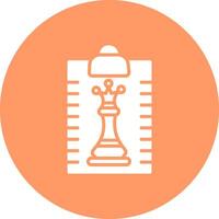 portapapeles ajedrez vector icono