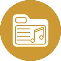 Music Folder Vector Icon