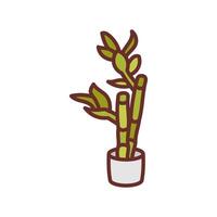 Bamboo icon in vector. Logotype vector