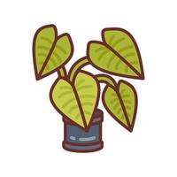 Tropical Plant icon in vector. Logotype vector