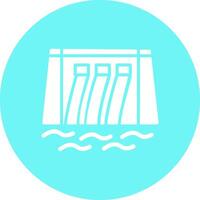 Water Dam Vector Icon