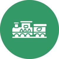 Ecology Train Vector Icon