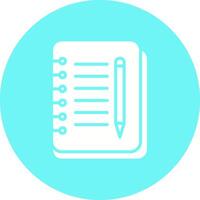 Notebook And Pen Vector Icon