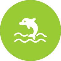 Dolphin Vector Icon