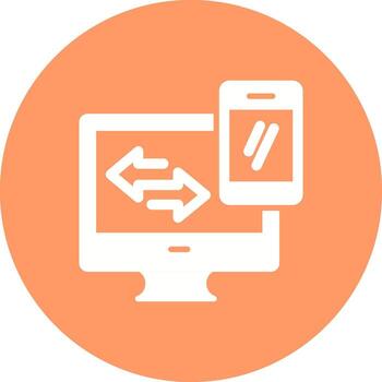 Data Synchronization Vector Icon