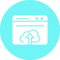 Upload Web Vector Icon