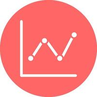 Line Chart Vector Icon